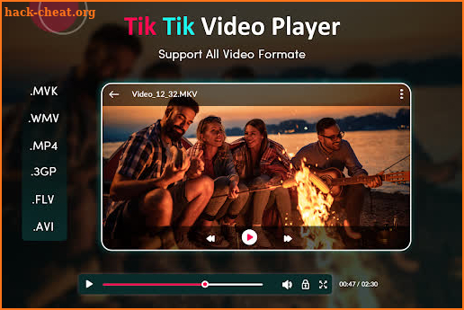 Tik Tik Video Player - All Format Video Player screenshot