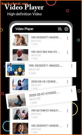 Tik Toc Video Player-All Formate Media Player 2020 screenshot