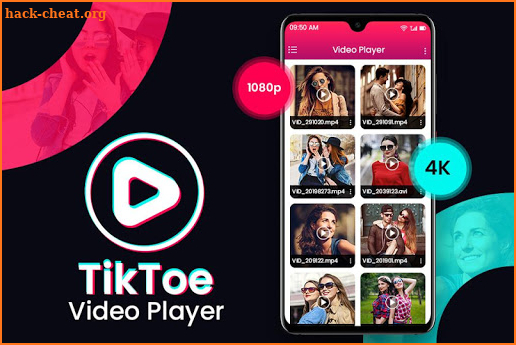 Tik Toe Video Player 2020 :All Format Media Player screenshot