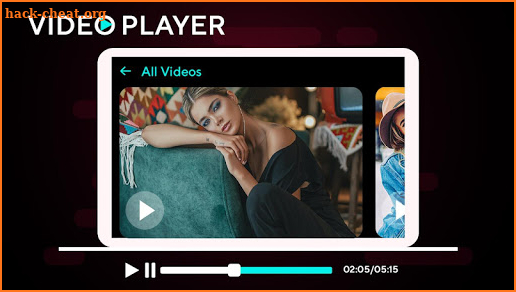Tik Toe Video Player - HD Video Player screenshot
