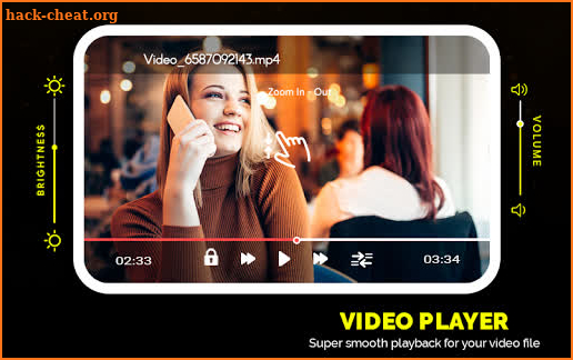 Tik- Toe Video Player - HD Video Player 2020 screenshot