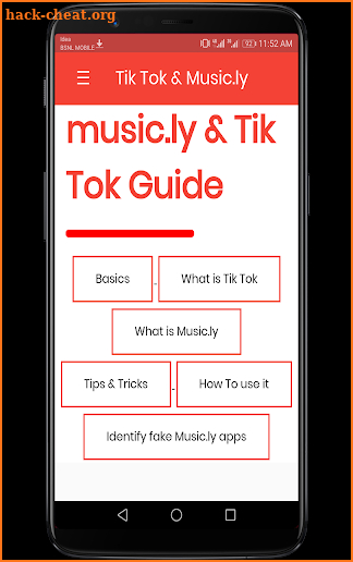 Tik tok including musically 2018 guide screenshot