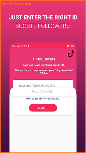 Tikboost- Gain Followers & Fans, Get Like & Hearts screenshot