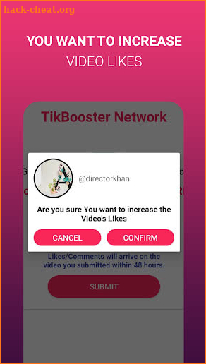 Tikboost- Gain Followers & Fans, Get Like & Hearts screenshot