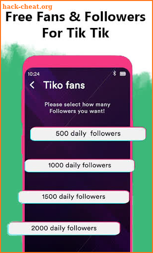 TikBooster - Followers & Likes & Hearts screenshot