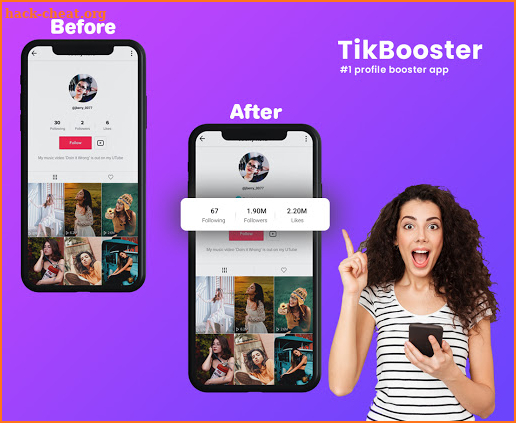 TikBooster - Get fans & followers & Likes 2021 screenshot
