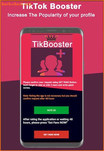 TikBooster Get Real Followers for Tik  👑 tok screenshot