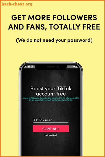 TikBooster - Tiktok followers & fans & tiklikes screenshot