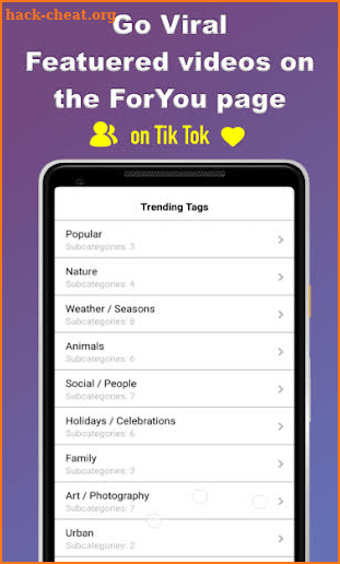 TikFamous for tik tok followers, likes, fans screenshot