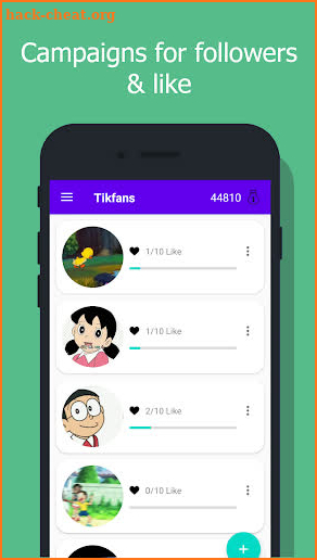Tikfans - Get followers, likes for Tik profiles screenshot