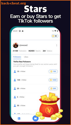 TikFans-Get Followers&Like screenshot