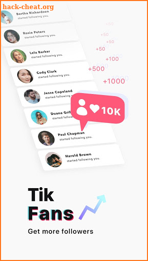 TikFans: Likes and Followers for TikTok screenshot