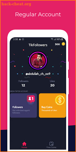 TikFollowers - Get Free Tiktok Followers and Likes screenshot