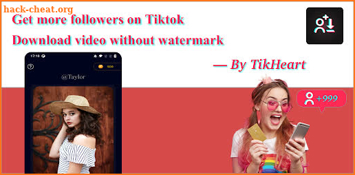 TikHeart - Get fans & Download video no wartermark screenshot