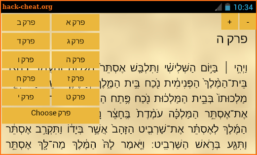 Tikkun Korim, Megillah screenshot