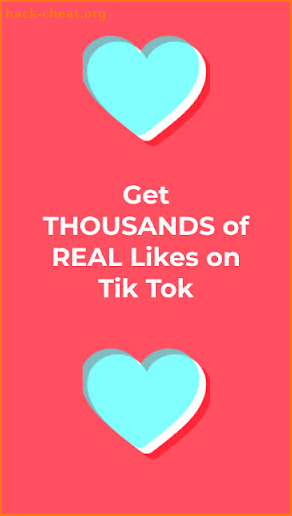 TikLikes - Get free tiktok likes & hearts screenshot