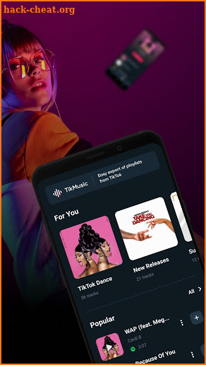 TikMusic — popular songs & trending playlists 2020 screenshot