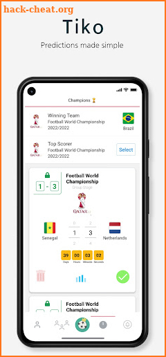 Tiko: World Cup 2022 Predictor screenshot