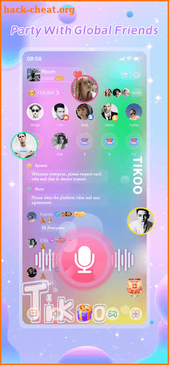 Tikoo - Group Voice Chat Room screenshot