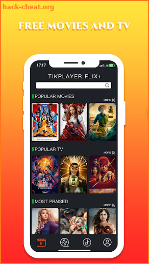 TikPlayer Flix+ Tubi Movies & TV Shows screenshot