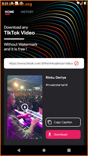 TikSaver - TikTok downloader without watermark screenshot