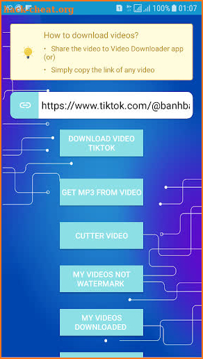 TikTok Download And Edit Video - No Watermark screenshot