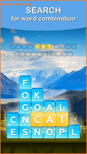Tile Stack - search & merge word puzzle game screenshot