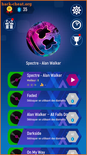 Tiles Hop: EDM Rush Ball - Alan Walker DJ screenshot