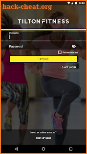 Tilton Fitness App screenshot