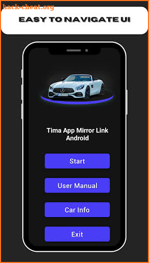 Tima App MirrorLink Android screenshot