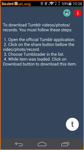Timbloader for Tumblr screenshot