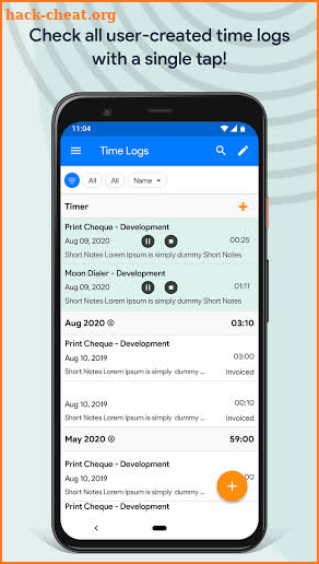 Time & Hours Tracker - TimeSheet screenshot