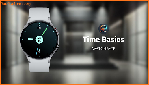 Time Basics - watch face screenshot