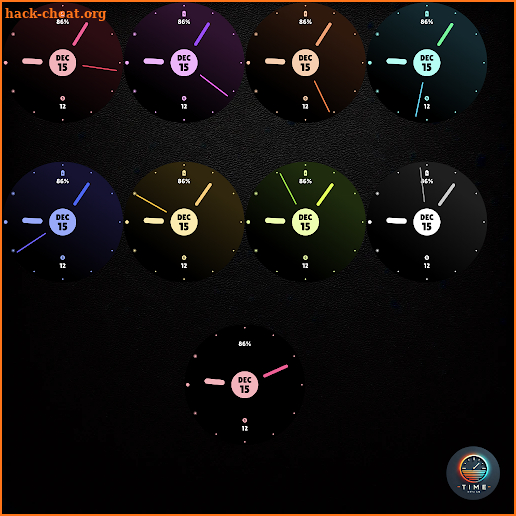 Time Basics - watch face screenshot