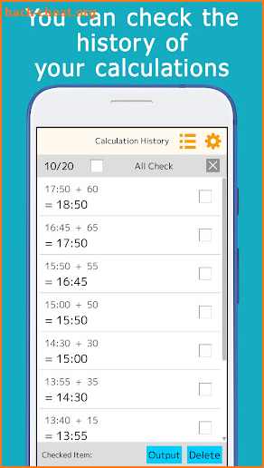 Time calculator+ screenshot