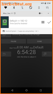 Time Card for Android screenshot