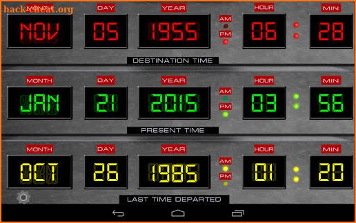 Time Circuits Dashboard Clock screenshot