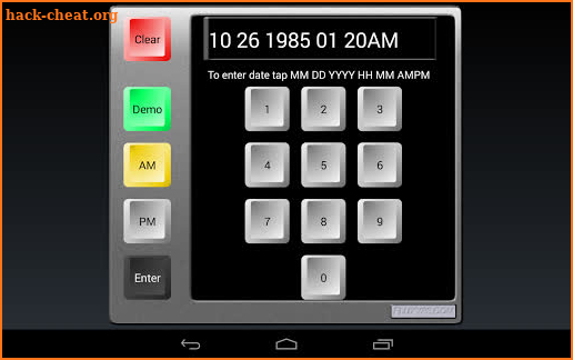 Time Circuits Dashboard Clock screenshot