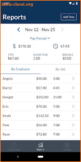 Time Clock Sync - Employee Hour Tracker screenshot