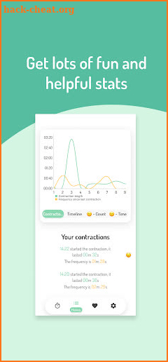 Time for baby - Contractions screenshot