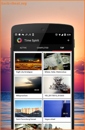 Time Lapse camera screenshot