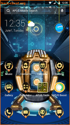 Time Machine APUS Launcher Theme screenshot