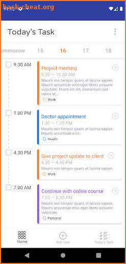 Time Management screenshot