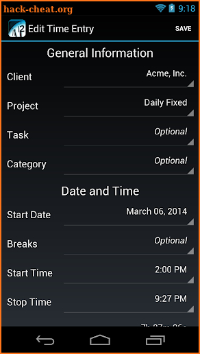 Time Master - Time Tracking screenshot