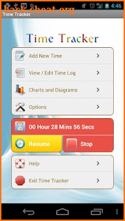 Time Tracker screenshot