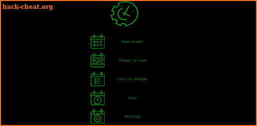 TIME TRAVE MACHINE SIMULATOR screenshot