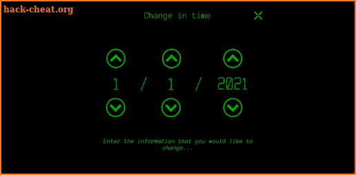 TIME TRAVE MACHINE SIMULATOR screenshot