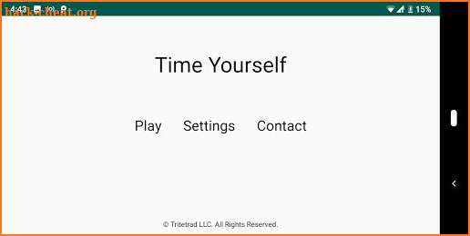 Time Yourself screenshot