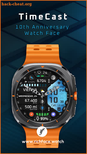 TimeCast Full Watch Face screenshot