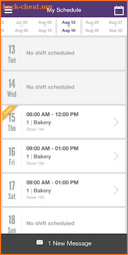 TimeForge Employee screenshot